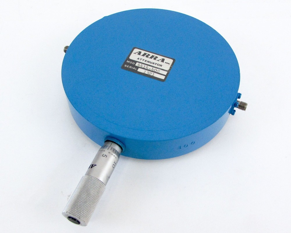 Arra 4414-40S Continuously Variable Micrometer SMA Attenuator 2-4 GHz