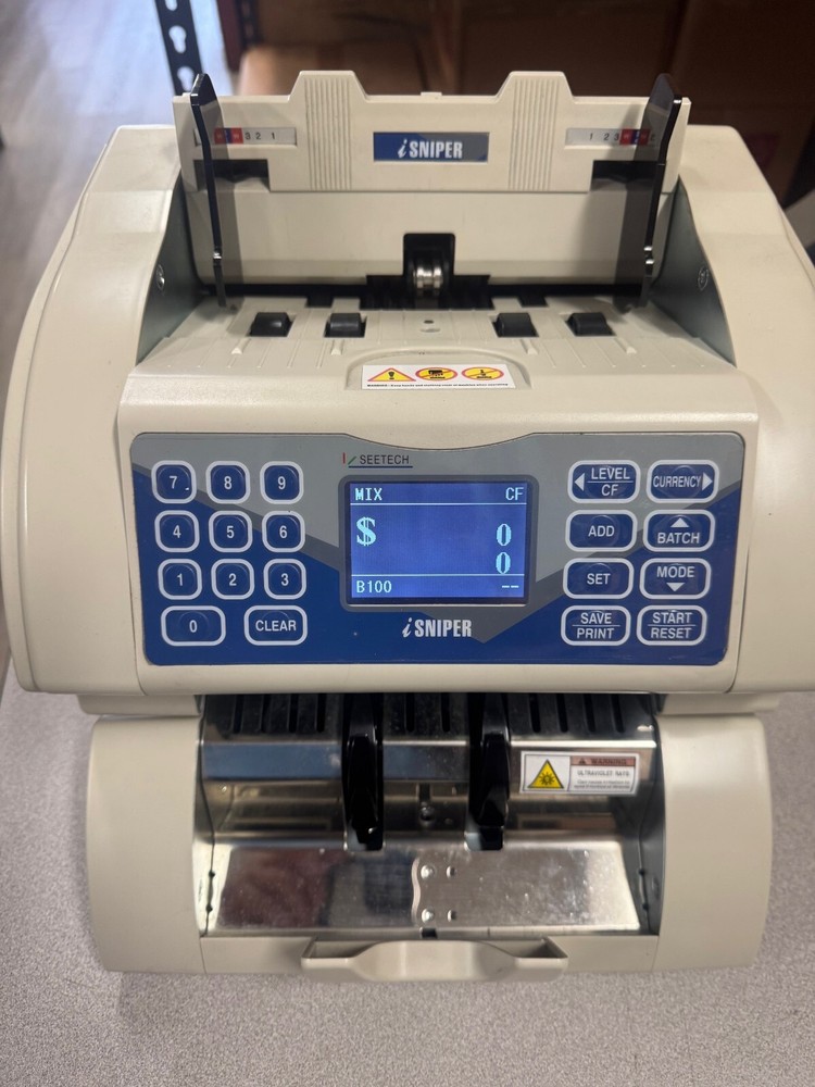 iSniper currency Discriminator counter used