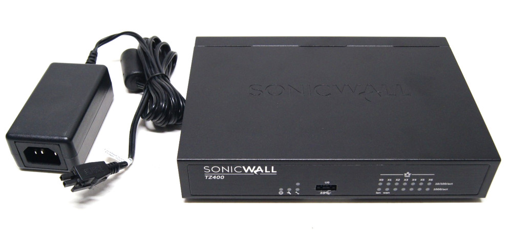 SonicWALL TZ400 Network Security Firewall APL28-0B4 w/ Power Adapter