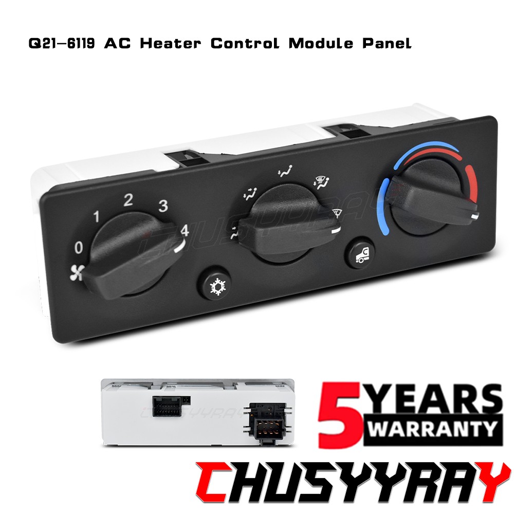 A/C Climate Control Module Panel Q21-6119 For Peterbilt Truck