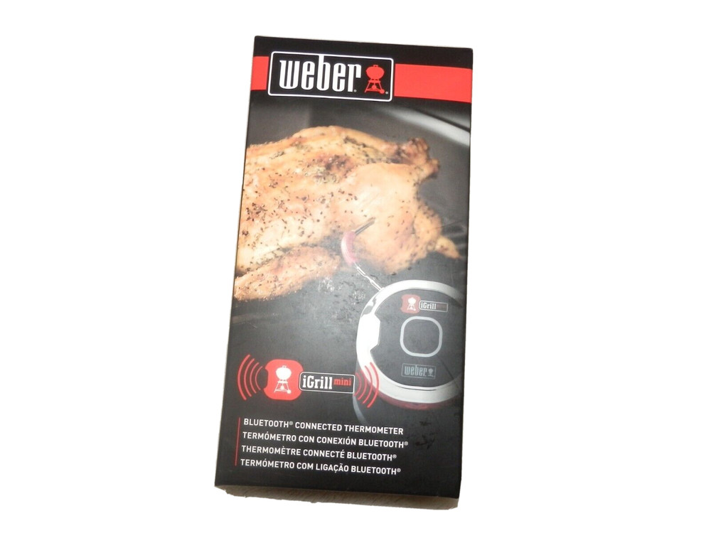NEW Weber GRILL THERMOMETER Bluetooth Connected BOX # 7202
