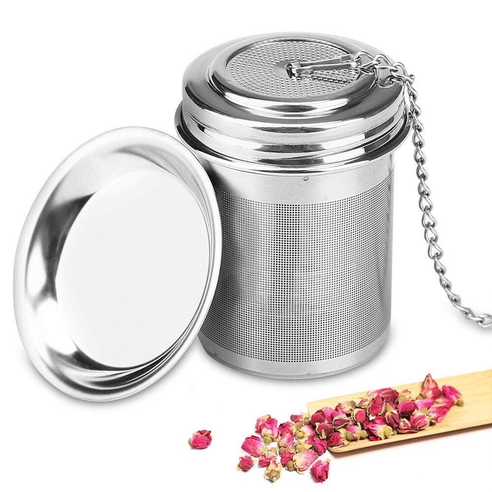 Tea Infuser Tea Strainer with Extended Chain Extra Fine Mesh Tea Ball Filter