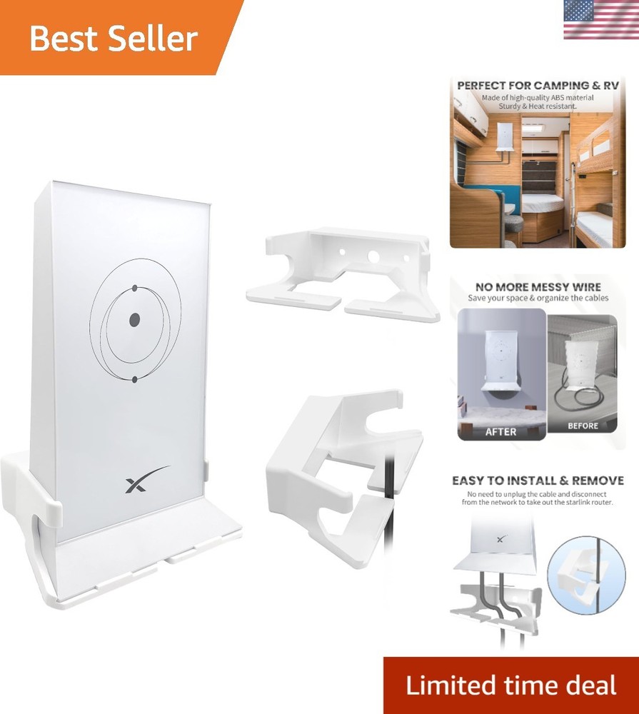 Minimalist Wall Holder for Starlink Extensions - Elevate Your Wi-Fi Experience