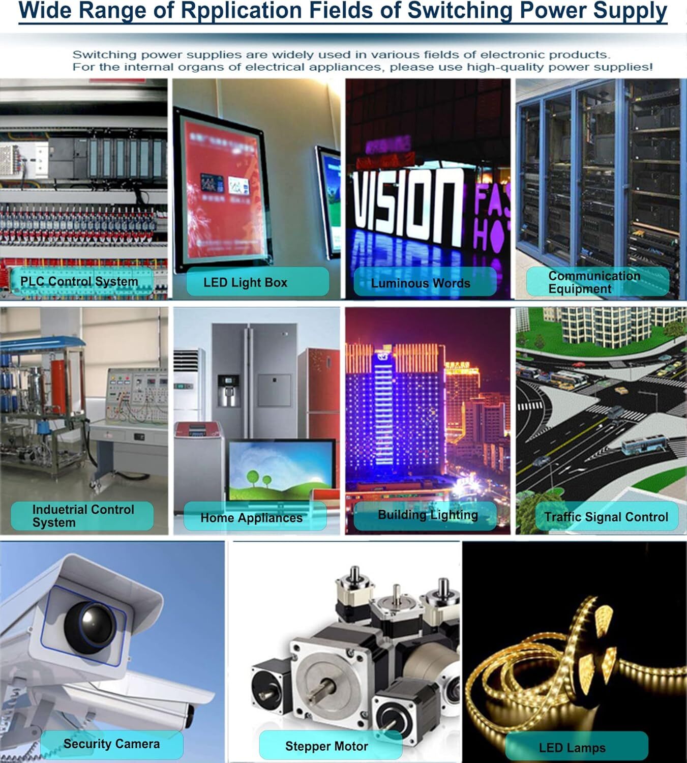 110V AC to 12V DC Converter Power Supply SMPS Transformer for RV Pump LED Strip