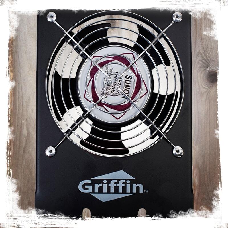 GRIFFIN 2x Rack Mount Fan Cool System Panels | Audio Equipment Gear Network IT