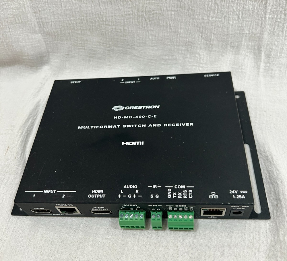 Crestron HDMI output Multiformat Switch and Receiver HD-MD-400-C-E