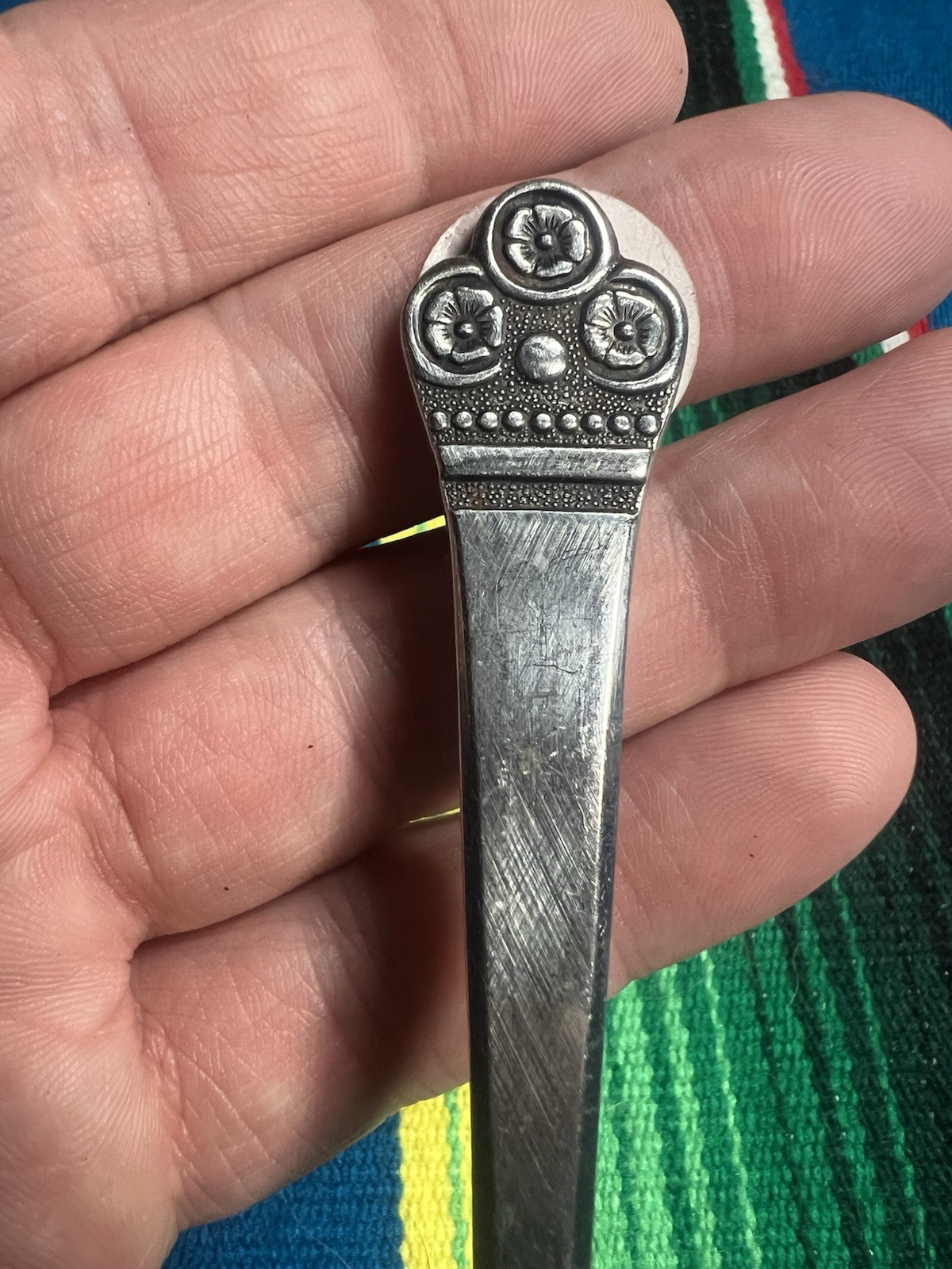 ANTIQUE VINTAGE COLLECTIBLE SPOON SILVER PLATE - JAPAN