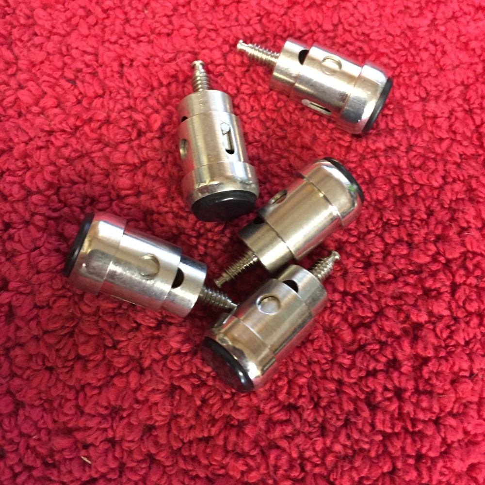 2802-102  Smith Binding Post; Spring Type; 6-32 Threaded; Brass/Nylon/Nickel 5PC