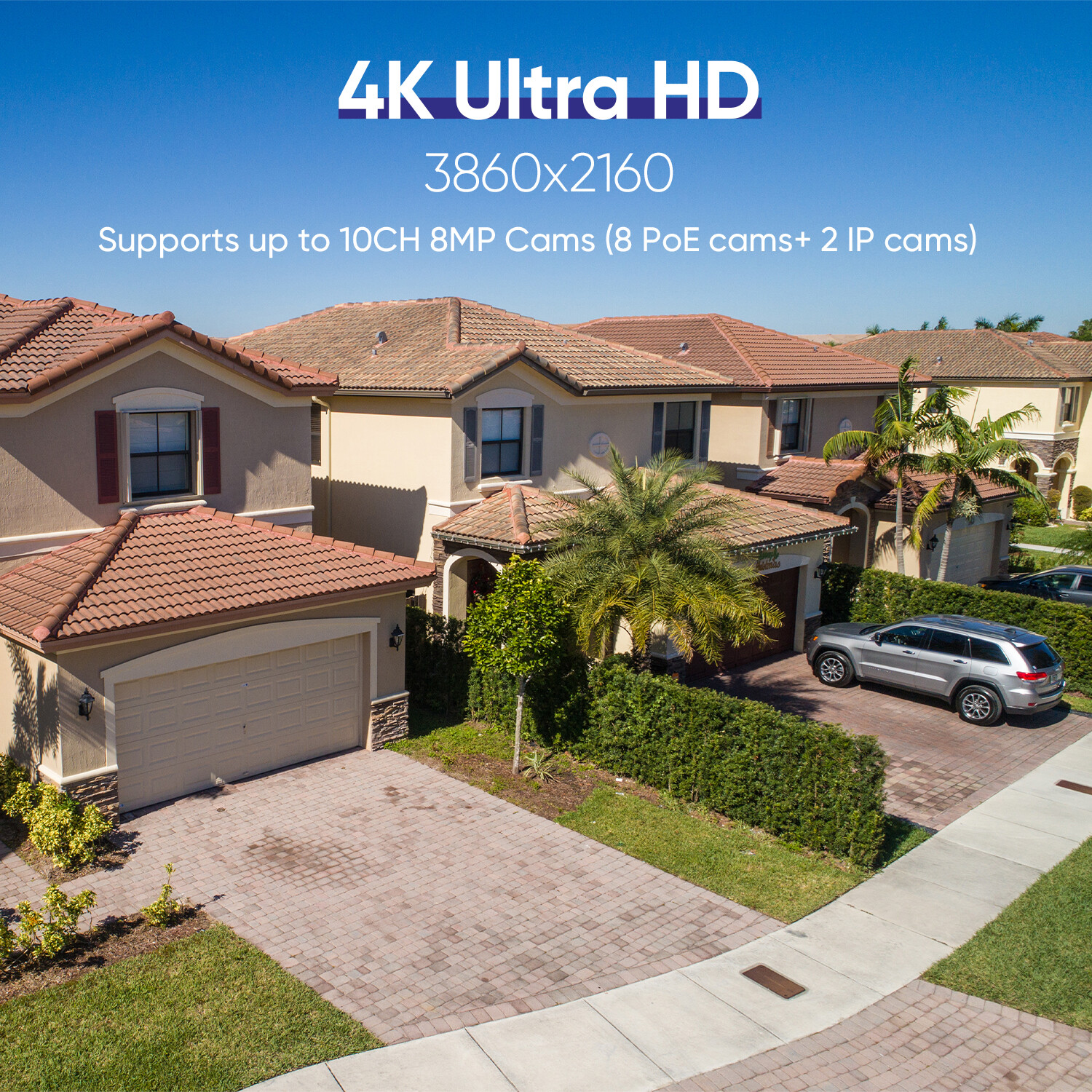 SANNCE 8CH 8MP NVR 4K HD POE IP Home Video Recorder for Security Camera System