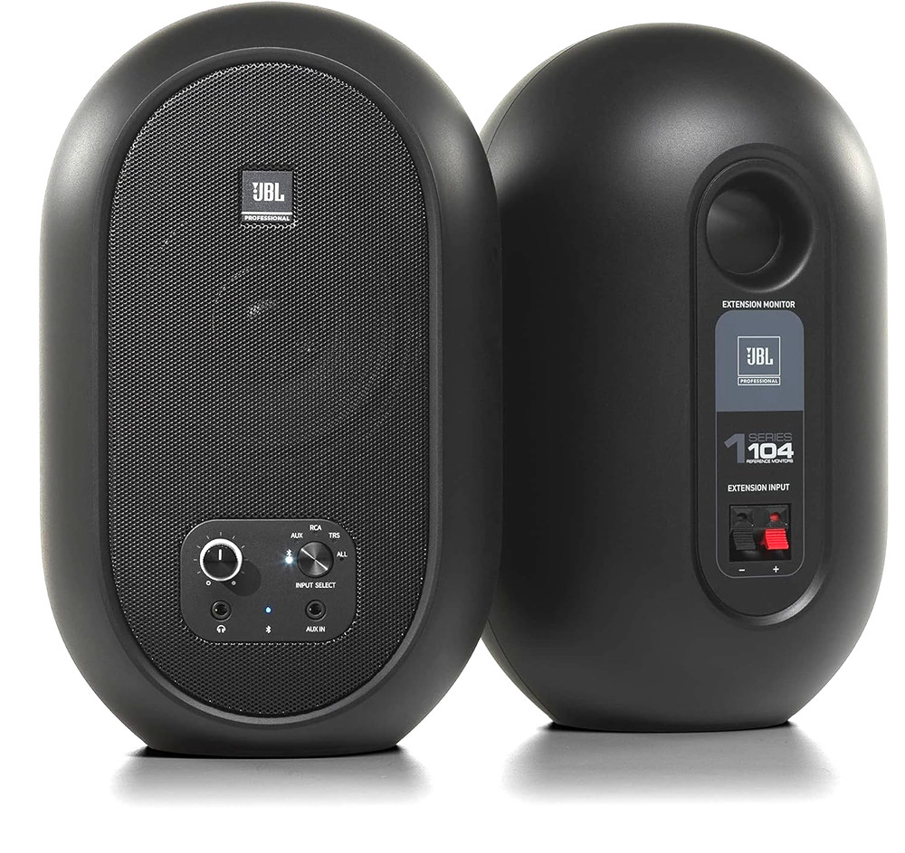 JBL Professional 1 Series 104-BT Compact Desktop Reference Monitors Bluetooth