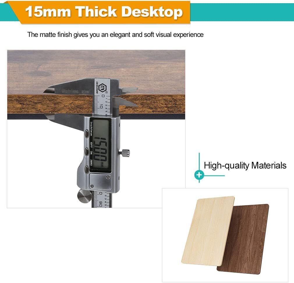 Computer Desk,39.4 inches Home Office Desk Writing Study Table Modern Simple