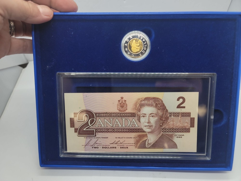 1996 Canada's $2 Proof Coin and Bank Note Set