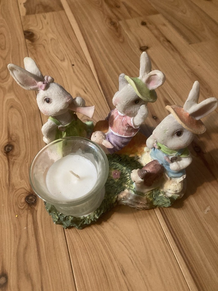 Bunny Ceramic Candle Holder