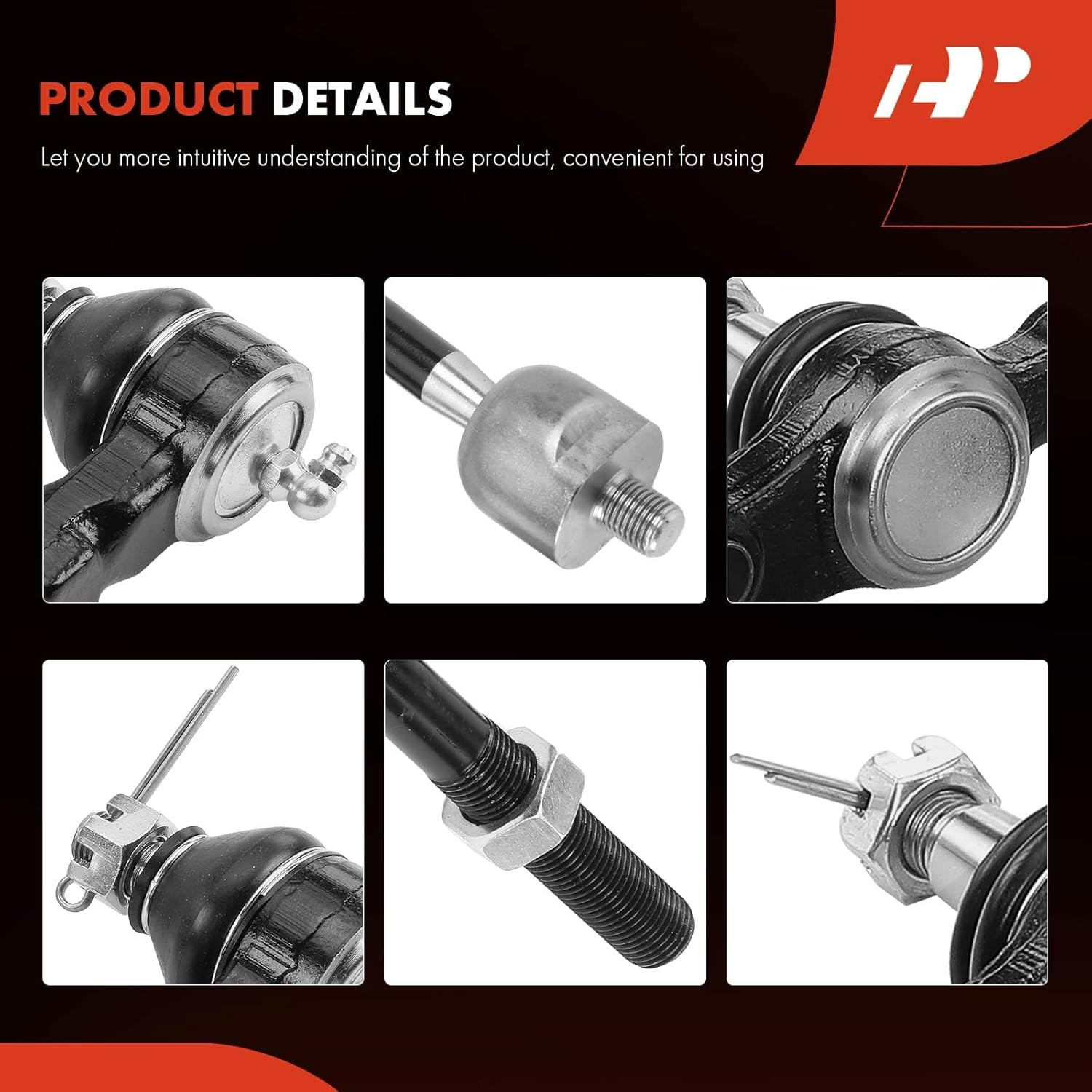 8pc Front Suspension Kit Ball Joint Tie Rod Fits Toyota Tacoma 1995-2004