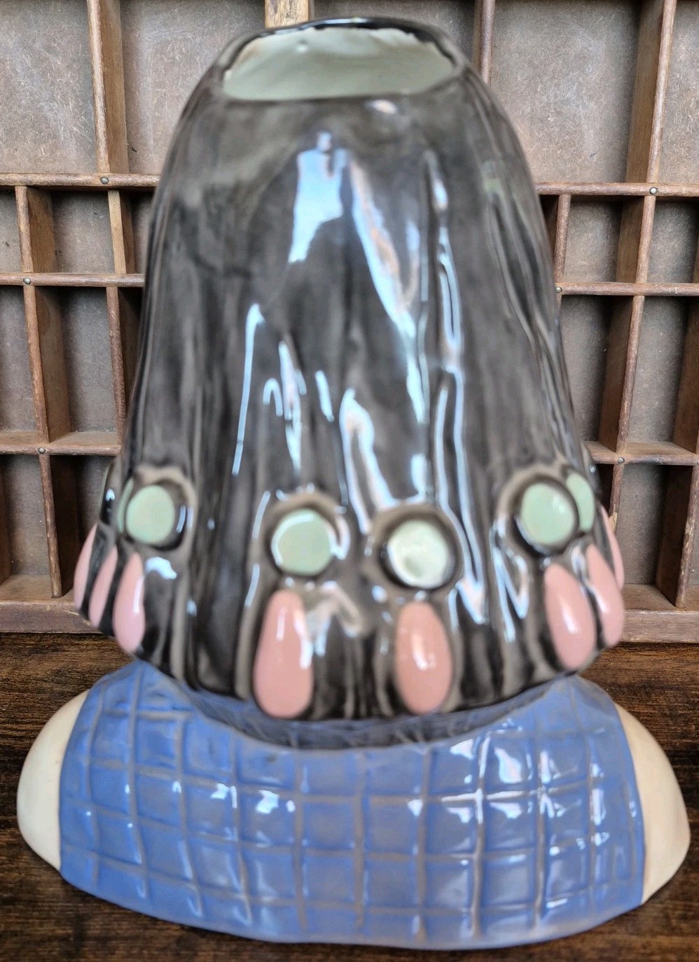 1994 Cleopatra Lady Head Vase Ltd Ed Unforgettable Women Larry Zimpleman 89/100