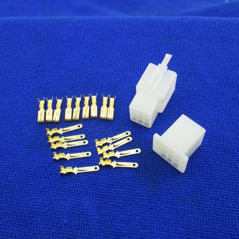 10x Motorcycle 9 Pins Electrical Wire Connector Terminal Harness Plug Socket