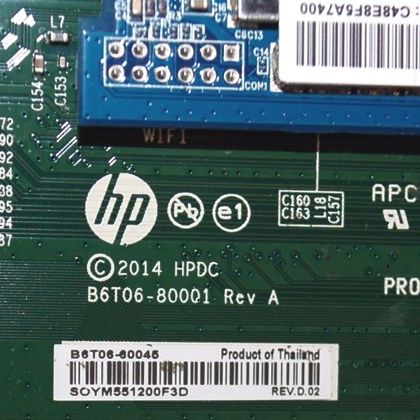HP OfficeJet 6830 Printer Main Logic Board B6T06-60045 Formatter