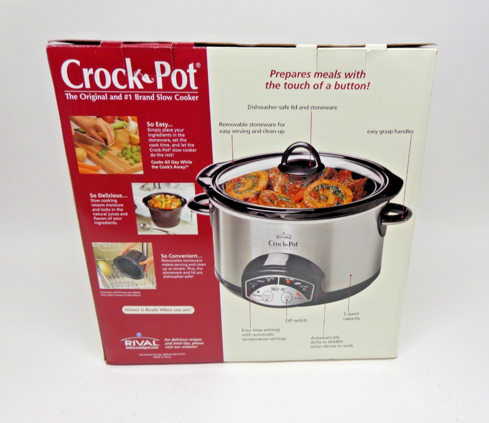 Rival 38501 C 5 qt Automatic Oval Crockpot