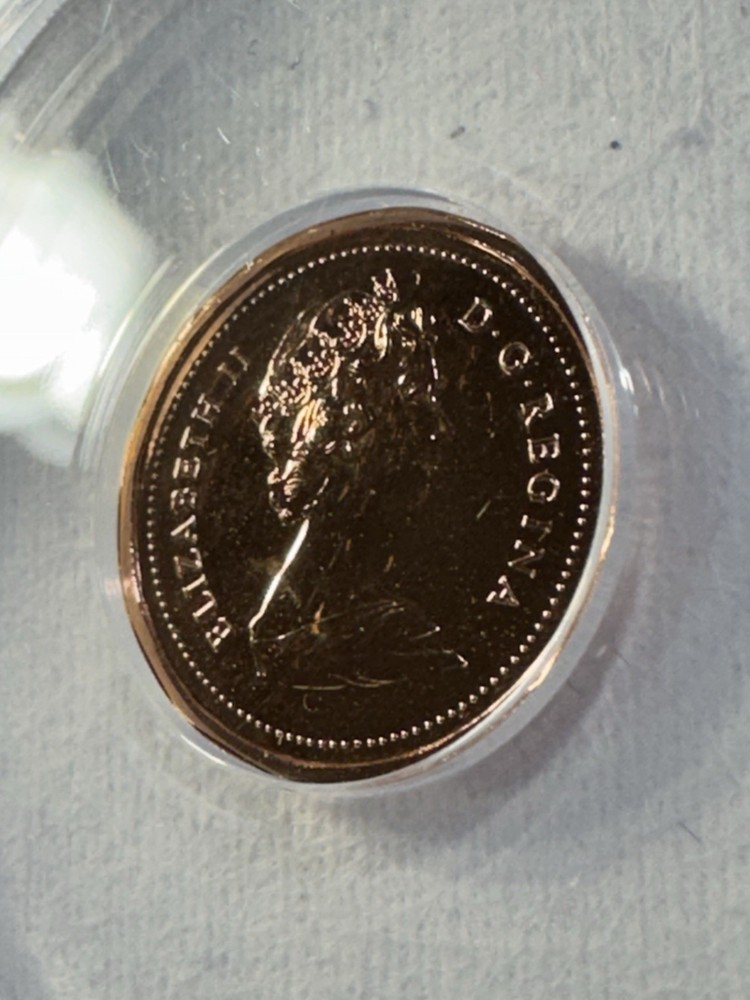 1982 Canada 1 Cent Proof Like Graded MS 68 RD by ANACS