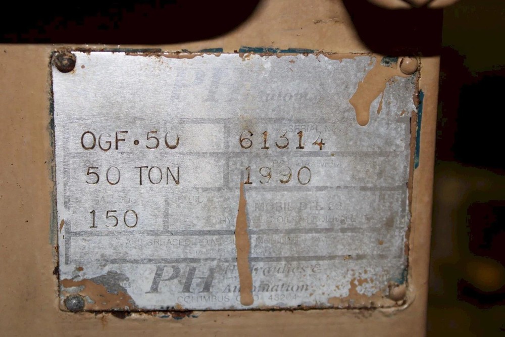 50 TON PH HYDRAULIC PRESS