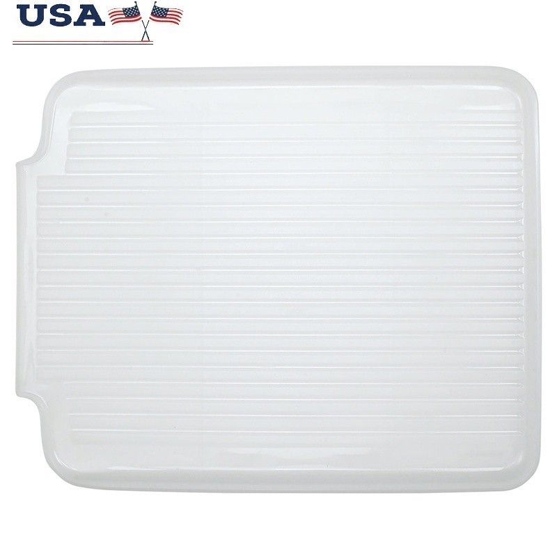 Flexible Plastic Drain Board Small Dish Rack Efficient Sink Drainage Mat New