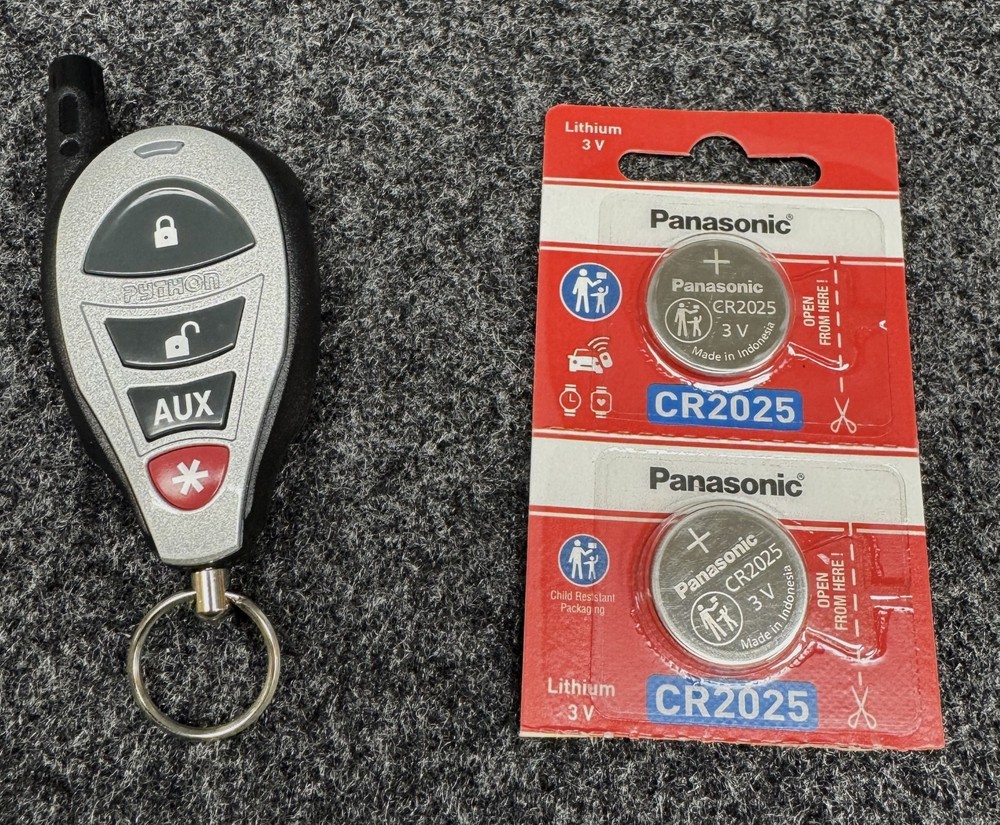 Python 7641P Remote Control Fresh batteries in remote with 2 extra included