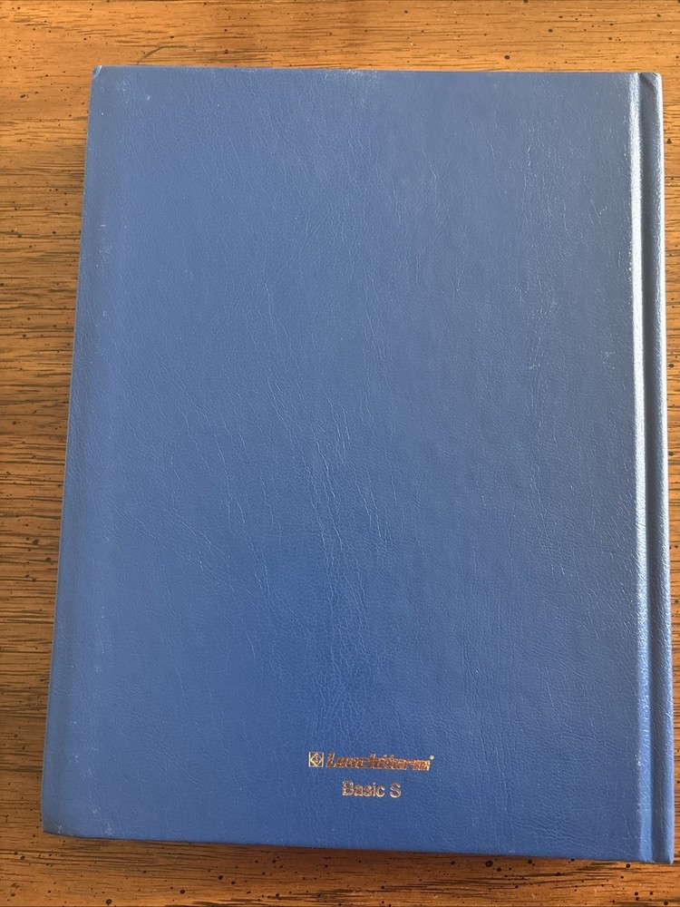 New Leuchtturm/Lighthouse W. Germany Hardcover Stamp Collection Book