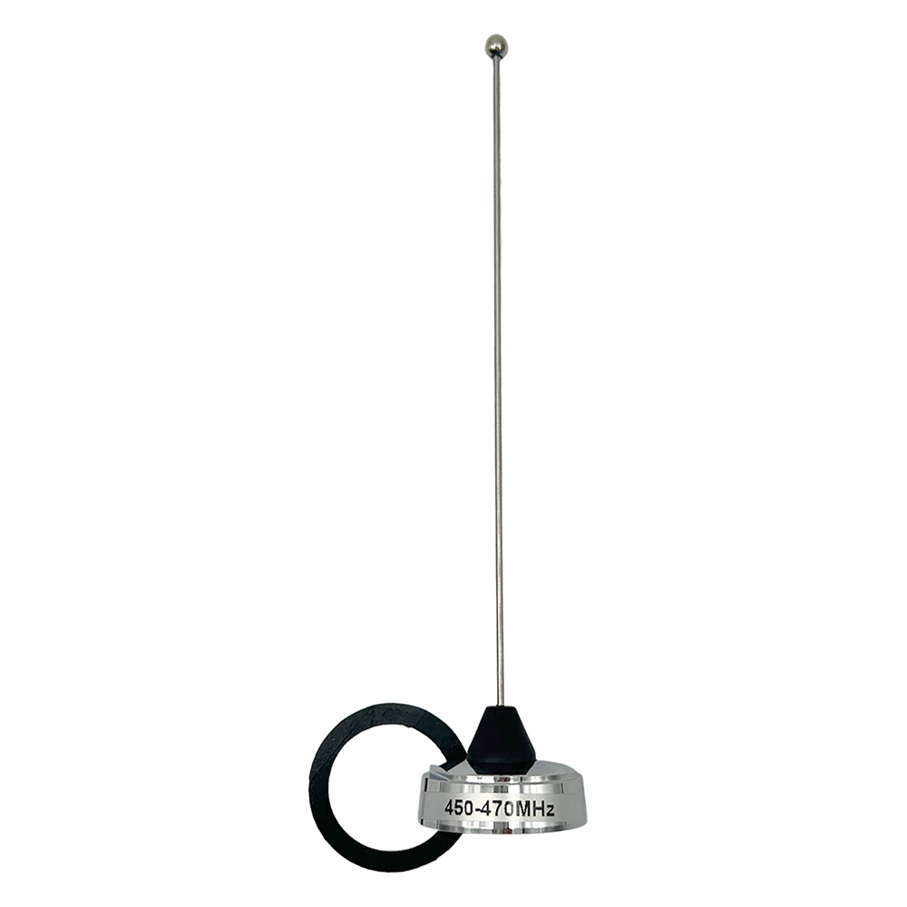 Black Mobile Radio Mount Antenna UHF 450-470MHz Tunable NMO 1/4 Wave