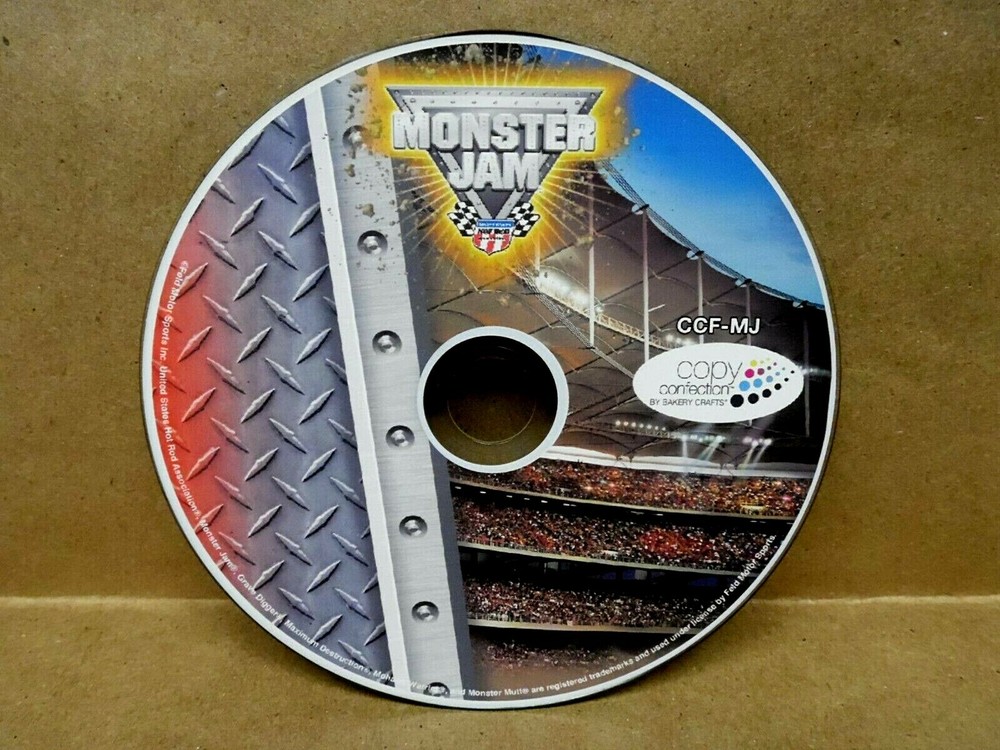 Copy Confection Cake Image Bakery Software MONSTER JAM CCF-MJ 3074