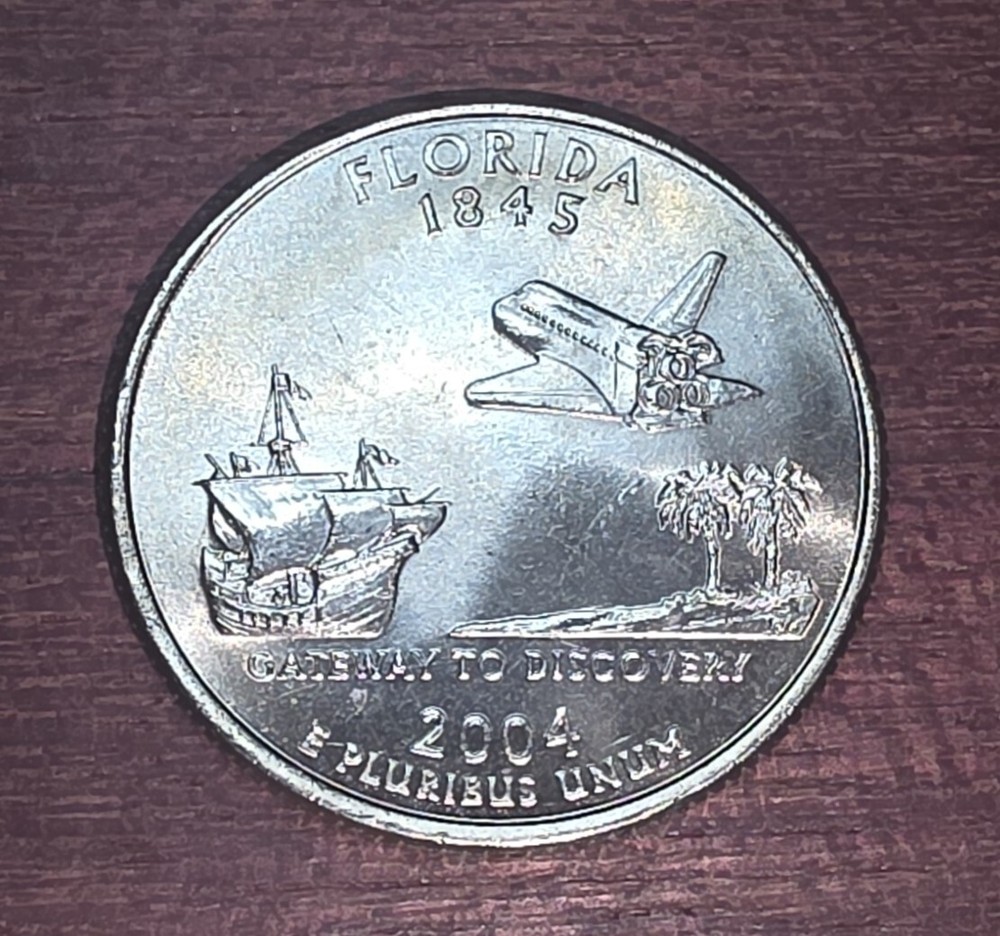 2004-D - Florida - U.S. State Quarter- UNC from US Mint