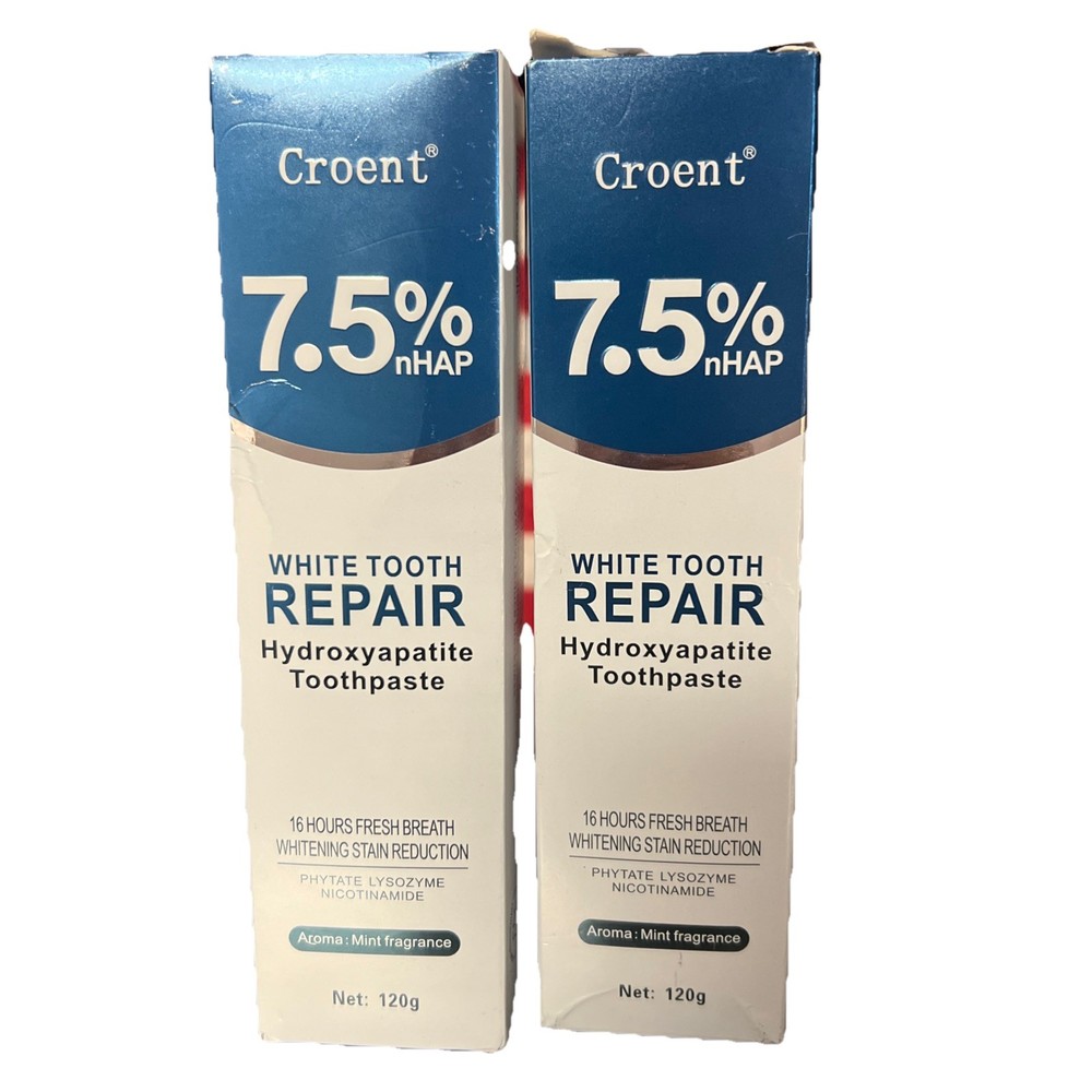 7.5% Hydroxyapatite Toothpaste 4.2 oz (2 Pack)