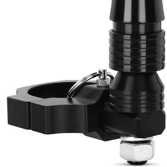 2pcs 1.75" to 2" Mount Bracket Rollbar Cage LED Whip Light Flag Pole For UTV Atv