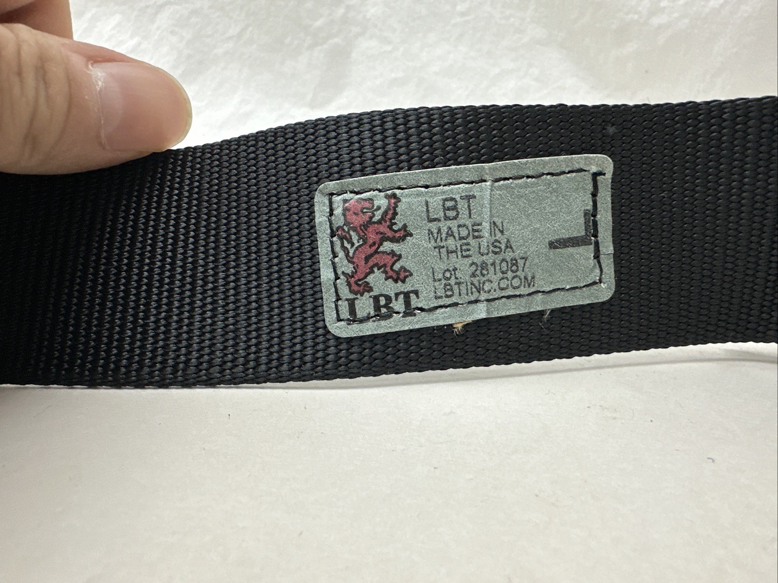 London Bridge Trading LBT-0612F-L Large Riggers Belt Black