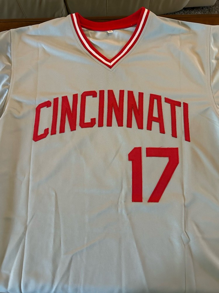 Cincinnati Reds Custom Jersey Signed by Chris Sabo JSA Certified