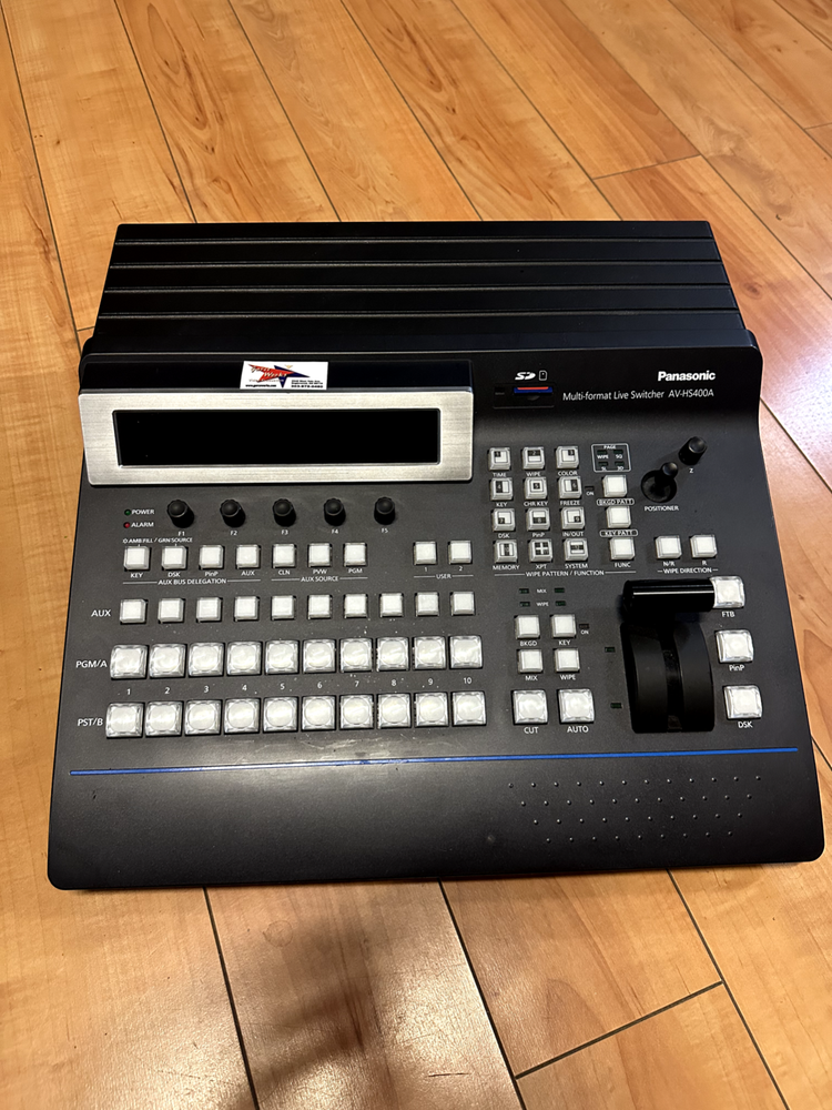 Panasonic AV-HS400A Multi-Format HD Production Switcher 6 Input