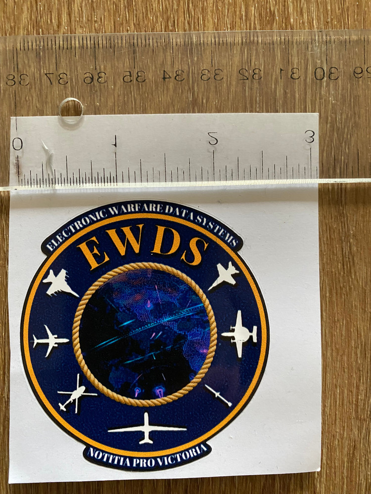 US Navy Electronic Warfare Data Systems (EWDS) Sticker