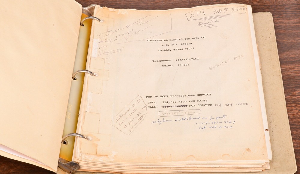 CONTINENTAL 315R-1 828E-1 COLLINS POWER ROCK AM BROADCAST TRANSMITTER MANUAL