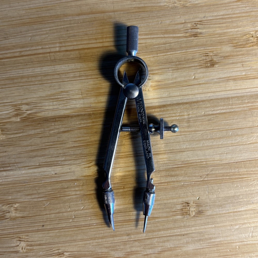Vintage Wedoco 464 Engineering Precision Drawing Compass (Part Set) Technical