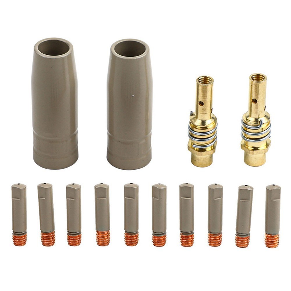 For 15AK Coating Protection Nozzle Set 14PCS for Enhanced Welding Performance