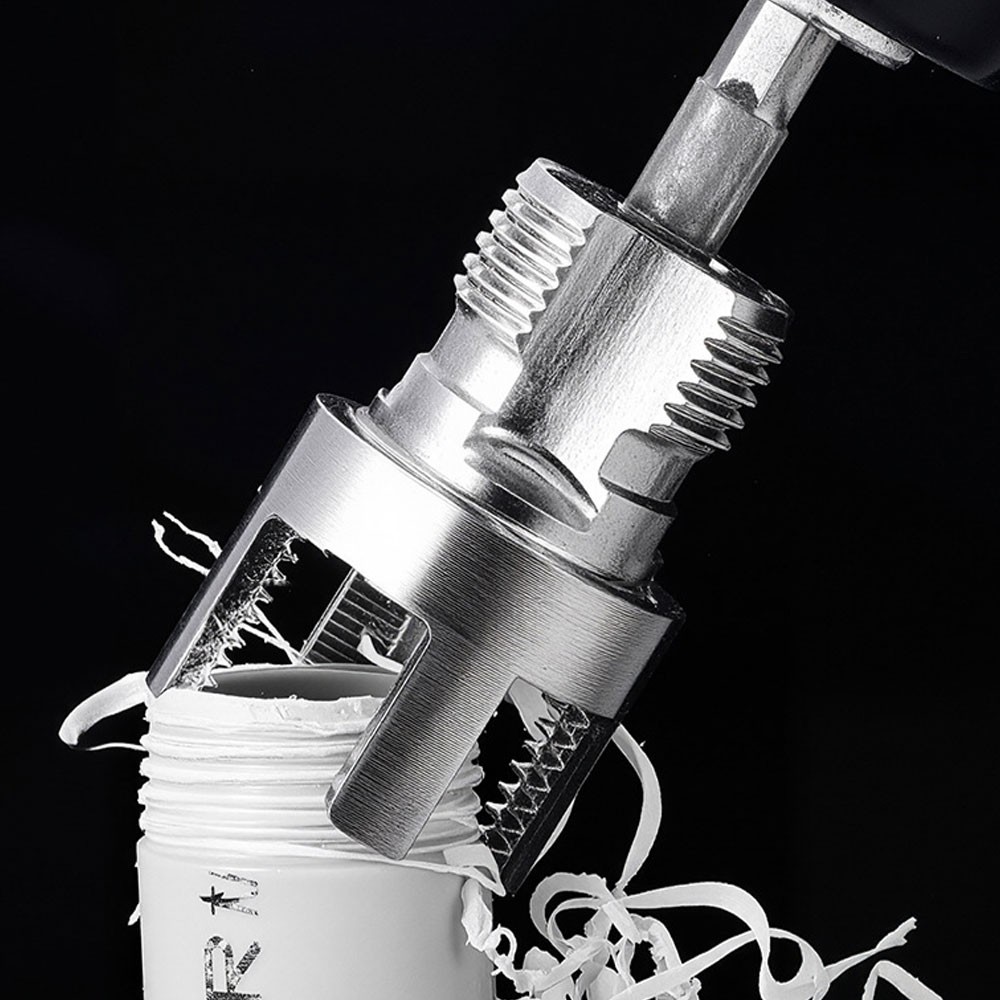 Integrated Internal & External Pipe Threading-Tool, PVC Pipe Threader Kit-NEW