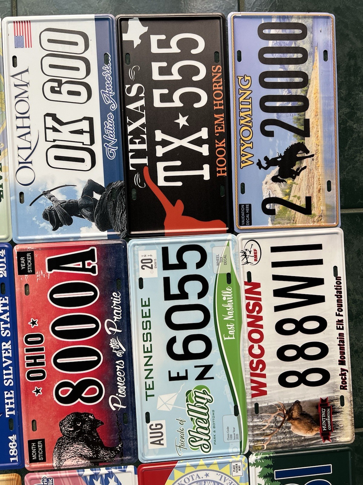 COMPLETE SET - ALL 50 STATES USA LICENSE PLATES LOT REPLICA FOR DECORATION ONLY!