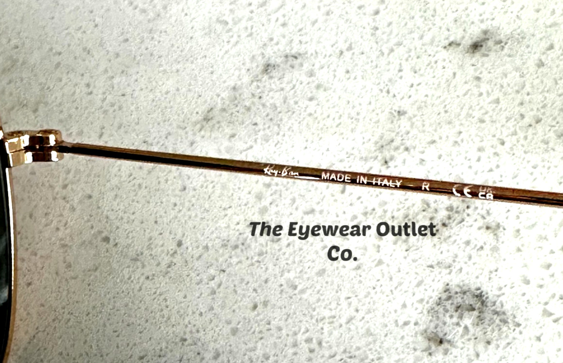 Store Display Rayban Aviator Blue Mirror RB3025 Standard 58 /Large 62 Men Women