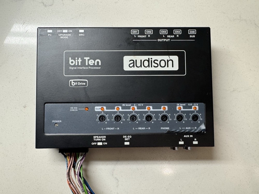 Audison bit Ten Signal Interface Processor Model bit Ten MPN bit Ten