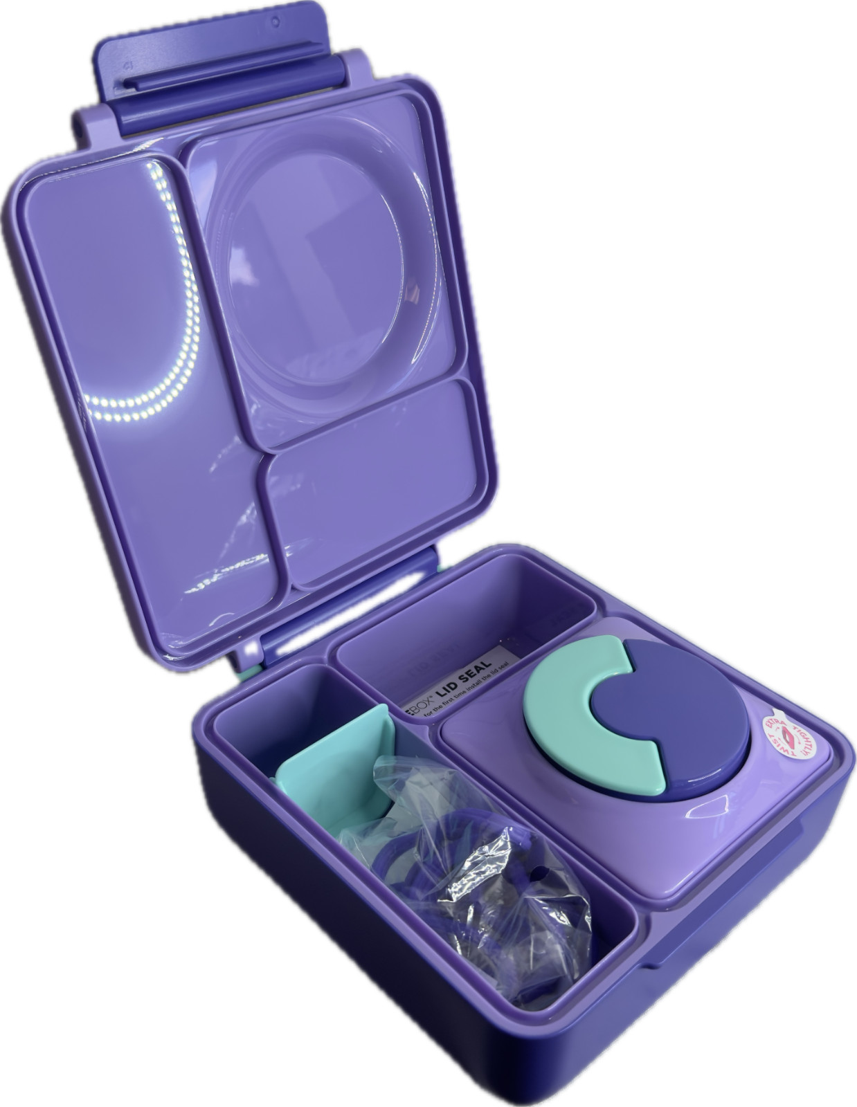 OmieBox 66FC08 Food Container & Vacuum Insulated Bowl Purple Plum (New/Unused)