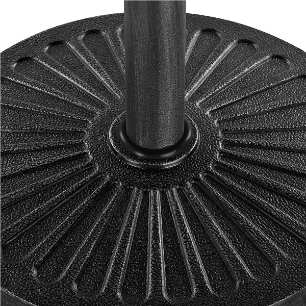 Round Patio Umbrella Base 30lbs 1.5″/1.9″ Outdoor Living Heavy Duty