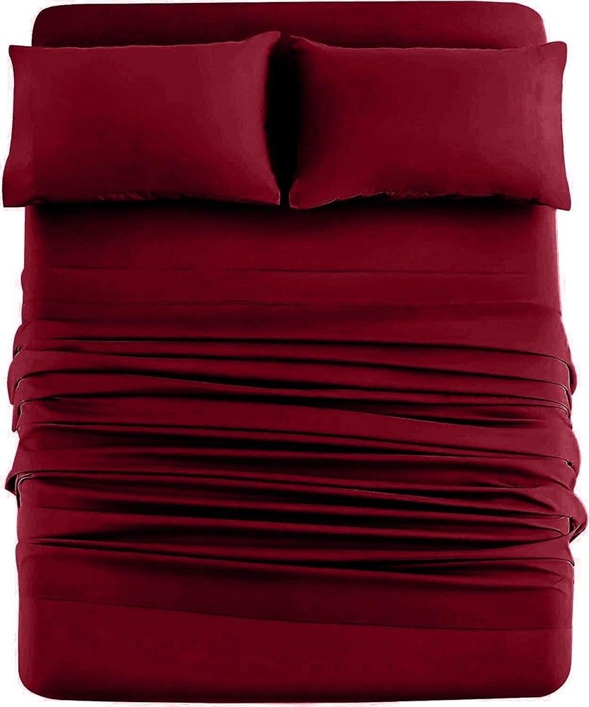 Jersey Fitted Bed Sheets 100% cotton 4pc Full Size