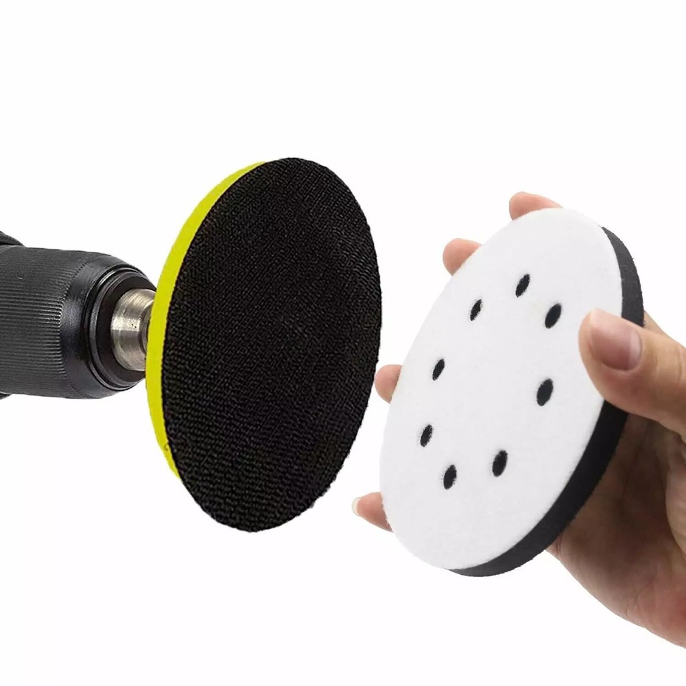 5" Foam Interface Pad Set of 5 Hook & Loop Sander Cushion Pads
