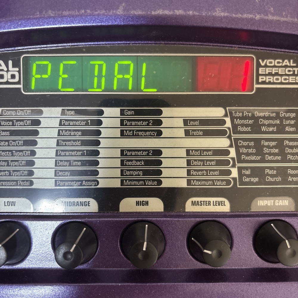 DigiTech Vocal 300 Vocal Multi-Effects Processor Voice Changer with Adapter