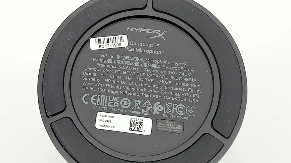 HyperX QuadCast S RGB USB Condenser Microphone PC1741996