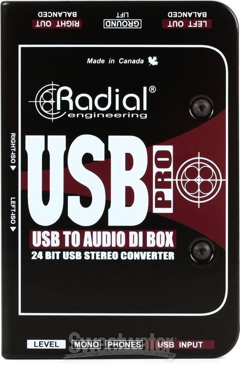 Radial USB-Pro 2-channel Active Instrument Direct Box